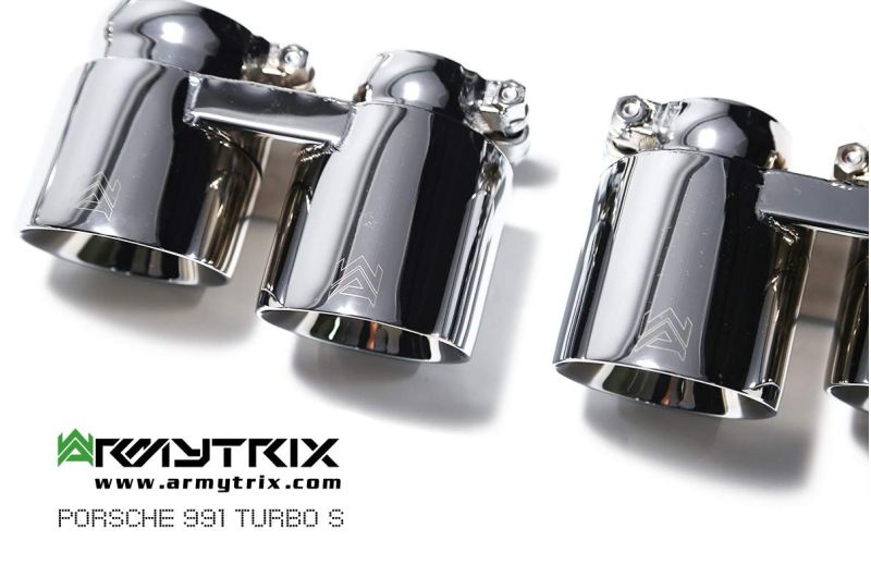 Porsche 911 Turbo 991.1 Turbo S (2013-2015) valvetronic exhaust system - Armytrix Exhausts