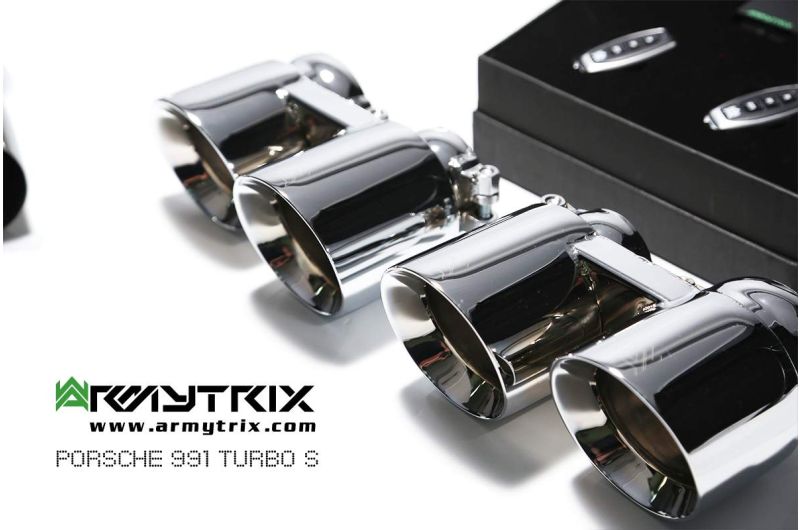 Porsche 911 Turbo 991.1 Turbo S (2013-2015) valvetronic exhaust system - Armytrix Exhausts