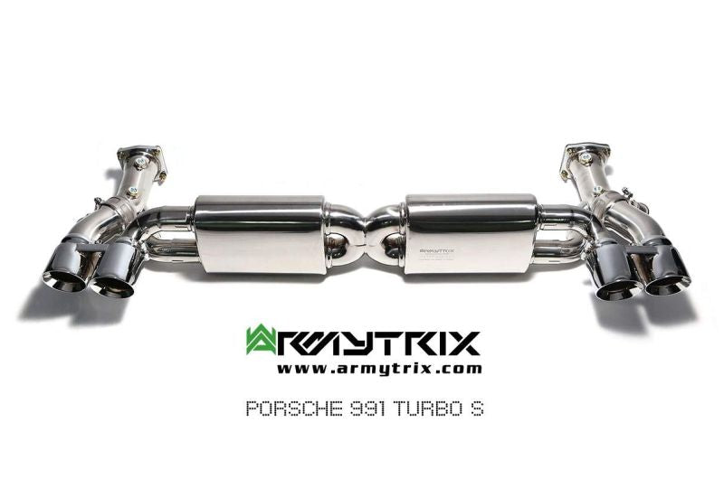 Porsche 911 Turbo 991.1 Turbo S (2013-2015) valvetronic exhaust system - Armytrix Exhausts