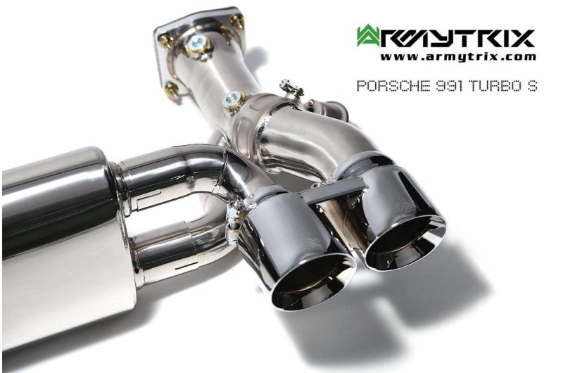 Porsche 911 Turbo 991.1 Turbo S (2013-2015) valvetronic exhaust system - Armytrix Exhausts