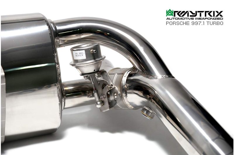 Porsche 911 Turbo 997.1 Turbo (2006-2008) valvetronic exhaust system - Armytrix Exhausts