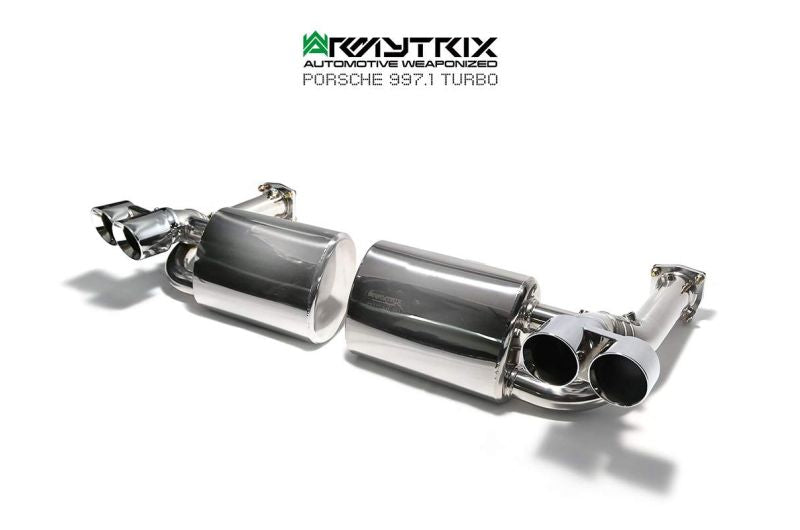 Porsche 911 Turbo 997.1 Turbo (2006-2008) valvetronic exhaust system - Armytrix Exhausts