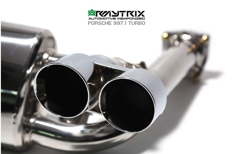 Porsche 911 Turbo 997.1 Turbo (2006-2008) valvetronic exhaust system - Armytrix Exhausts