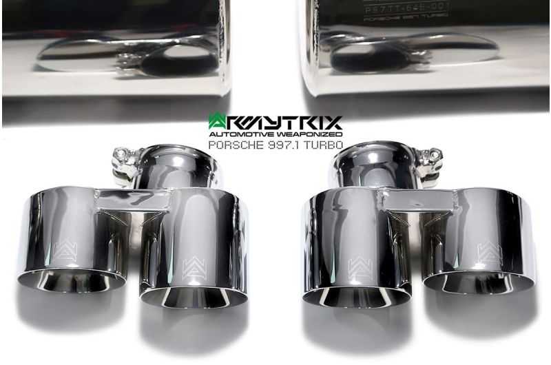 Porsche 911 Turbo 997.1 Turbo (2006-2008) valvetronic exhaust system - Armytrix Exhausts