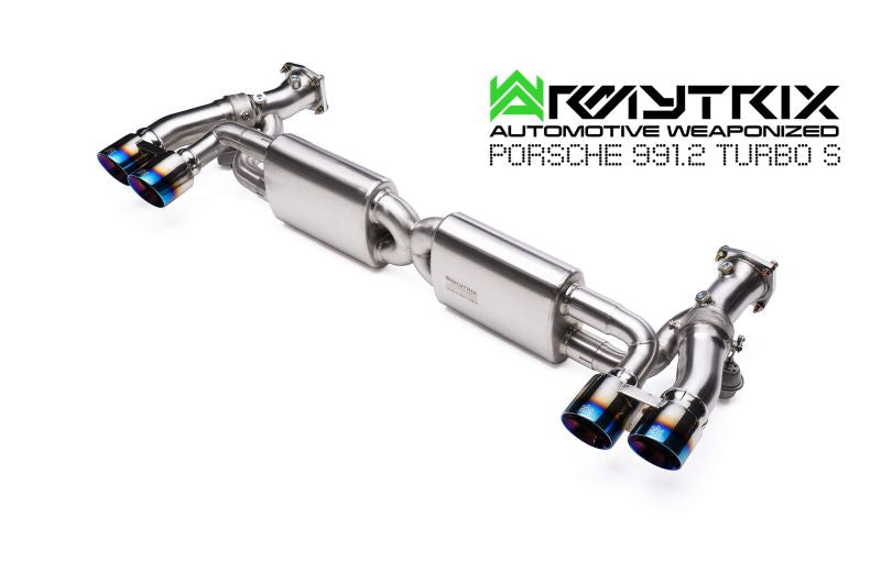 Porsche 911 Turbo 991.2 Turbo S (2016-2019 ) valvetronic exhaust system - Armytrix Exhausts