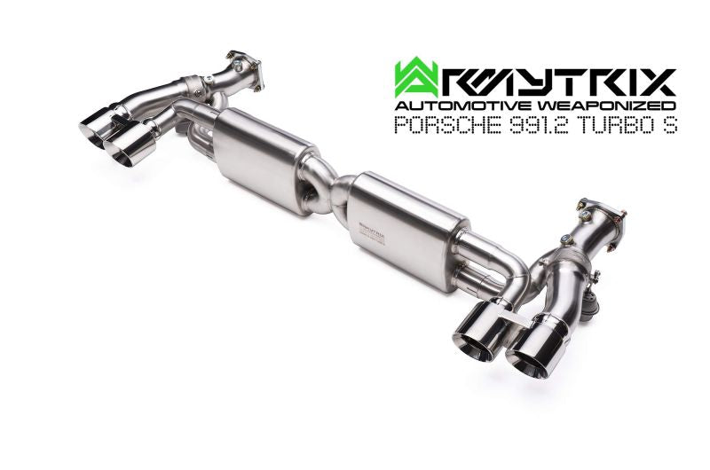 Porsche 911 Turbo 991.2 Turbo S (2016-2019 ) valvetronic exhaust system - Armytrix Exhausts