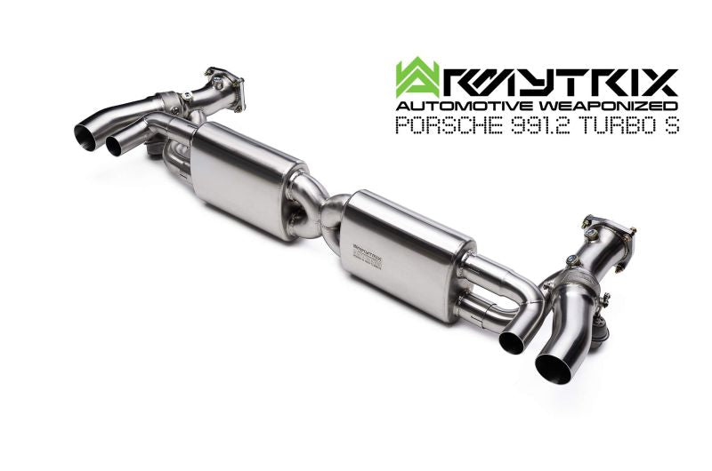Porsche 911 Turbo 991.2 Turbo S (2016-2019 ) valvetronic exhaust system - Armytrix Exhausts