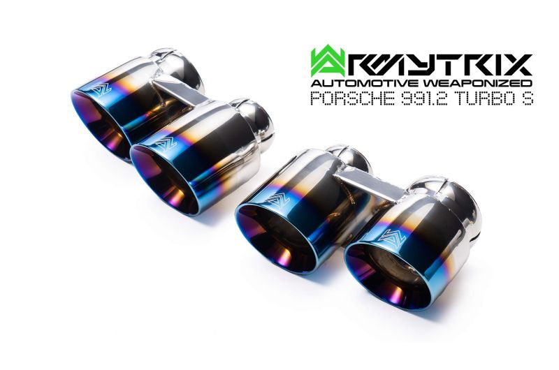 Porsche 911 Turbo 991.2 Turbo S (2016-2019 ) valvetronic exhaust system - Armytrix Exhausts