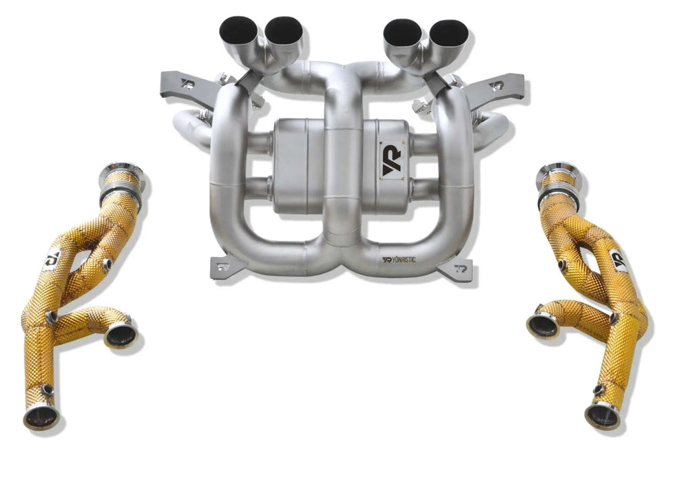 Yonristic Revuelto F1 valved exhaust package - full package contents