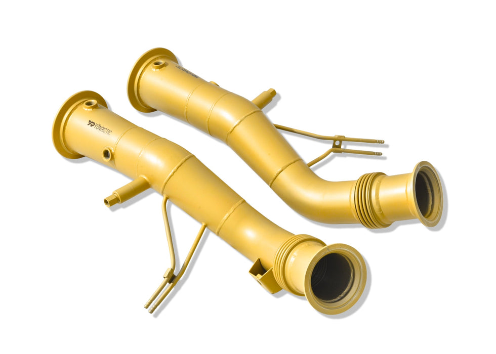 Lamborghini Temerario MaxFlow F1 Downpipes - TIG welded assembly