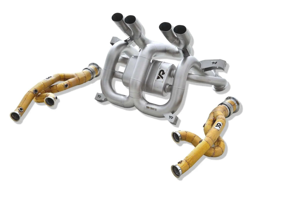 Yonristic Revuelto F1 valved exhaust package - system component view