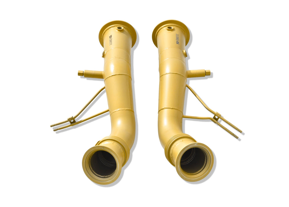 Lamborghini Temerario MaxFlow F1 Downpipes - turbo outlet detail