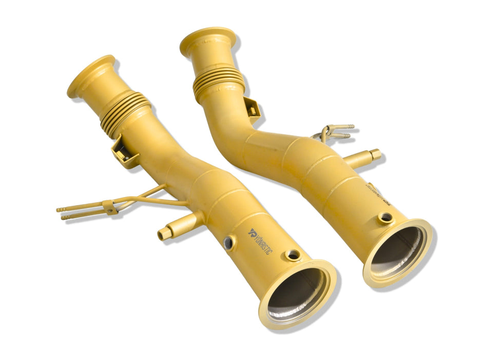Lamborghini Temerario MaxFlow F1 Downpipes - external heat shielding