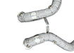 Yonristic Aston Martin Vantage axle-back exhaust - installed rear view