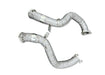 Yonristic Aston Martin Vantage axle-back exhaust - underside fitted view