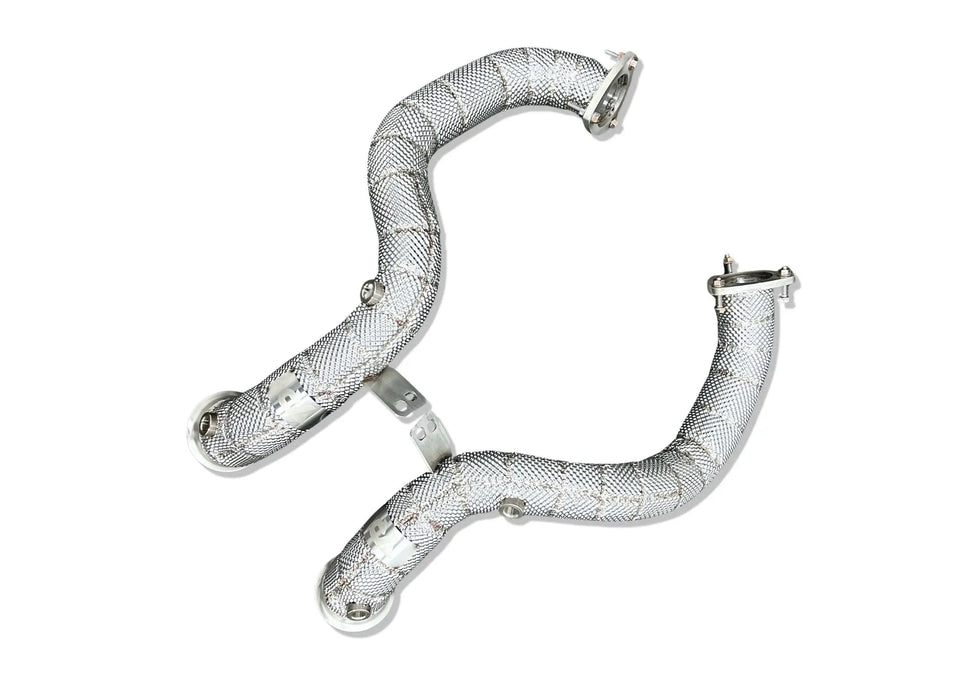 Yonristic Aston Martin Vantage axle-back exhaust - finished installation