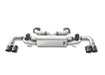 Yonristic Aston Martin Vantage axle-back exhaust - full system laid out