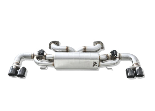 Yonristic Aston Martin Vantage axle-back exhaust - full system laid out