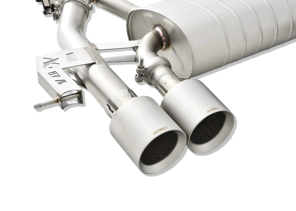 BMW G8x M3/M4 VANTA GOLD exhaust - gold coating close up