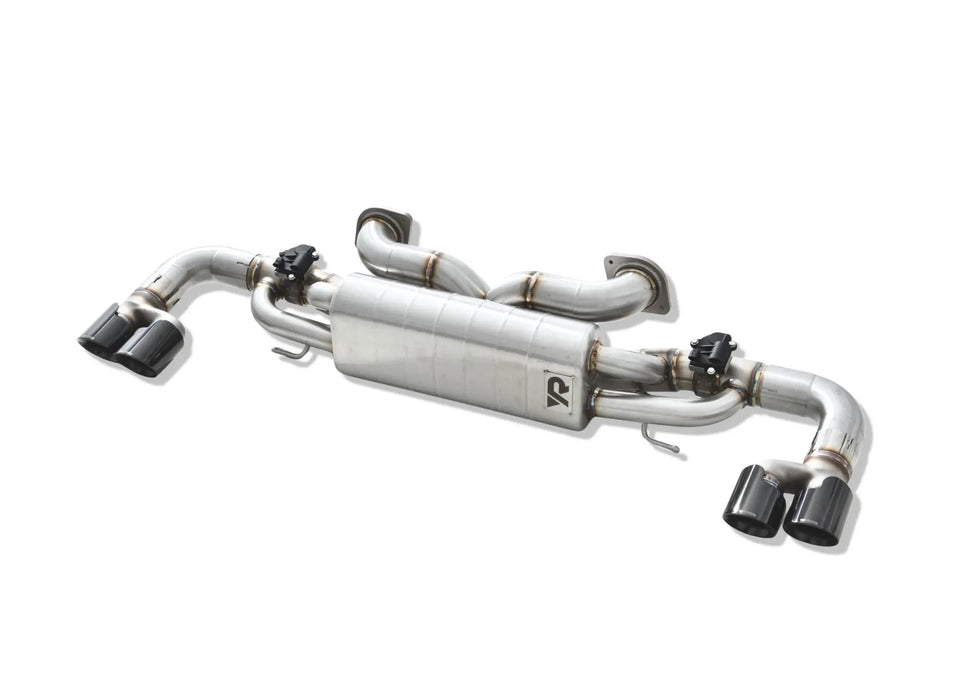 Yonristic Aston Martin Vantage axle-back exhaust - piping detail