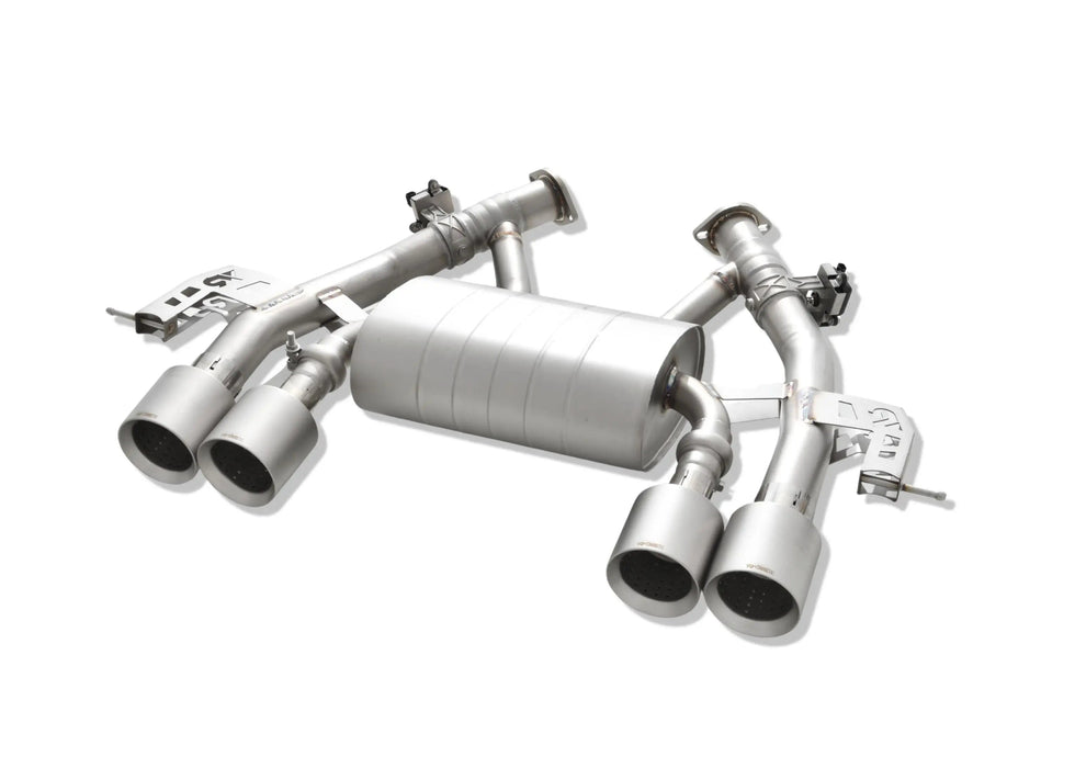 BMW G8x M3/M4 VANTA GOLD exhaust - bend and transition detail