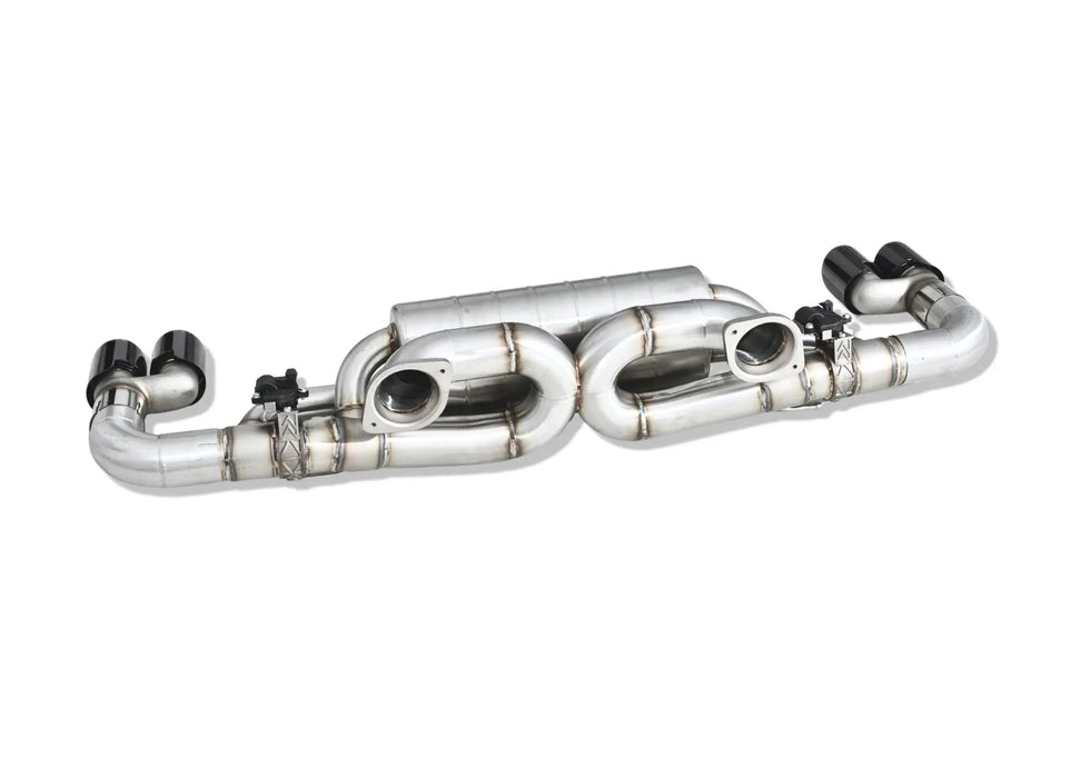 Yonristic Aston Martin Vantage axle-back exhaust - quad tip configuration