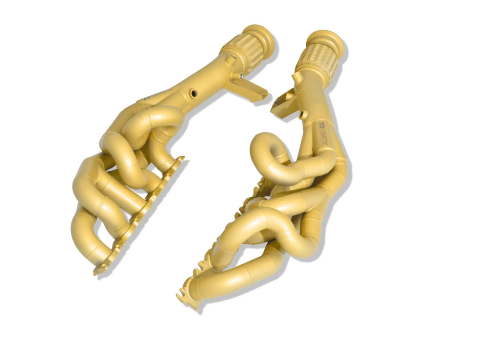 Huracán equal-length race headers - gold ceramic thermal coating