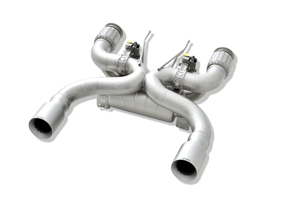 Yonristic McLaren 720S F1 exhaust - burnt finish tip option