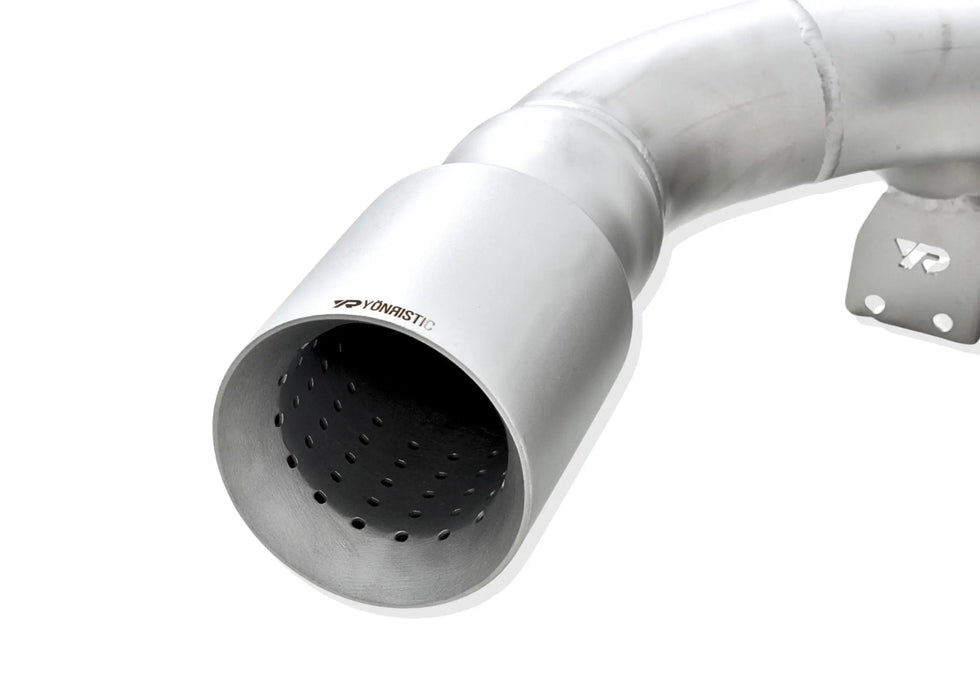 Yonristic McLaren 720S F1 exhaust - muffler chamber detail