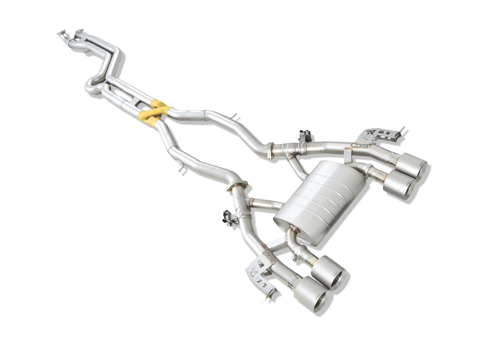 BMW G8x M3/M4 VANTA GOLD exhaust - flow path detail