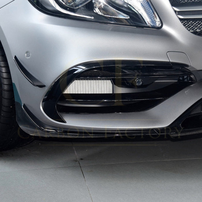 AMG Gloss Black Canards Winglets Splitter (7 Pieces) for Mercedes Benz W176 A Class 16-18