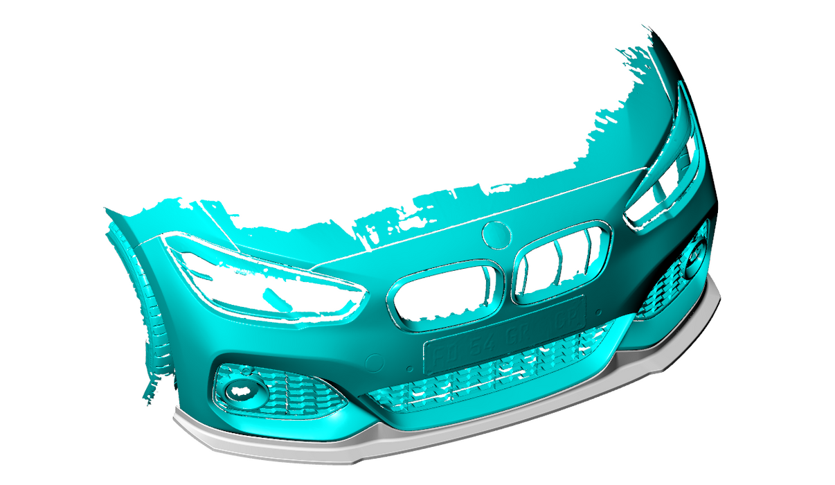 MP Style Carbon Fibre Front Splitter for BMW F20 1 Series M Sport Saloon model 19-20