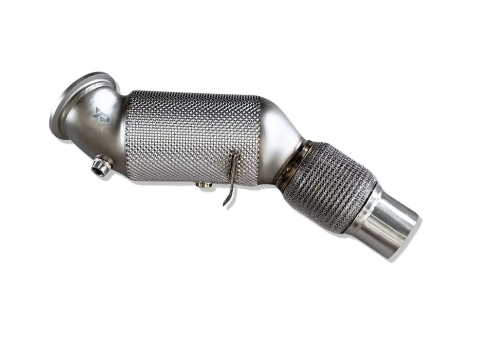 Yonristic Performance BMW B58 4.5 inch MaxFlow downpipes with heatshield for TU1/TU2/TU3 - main product view