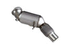 Yonristic BMW B58 MaxFlow downpipes - heat shield wrapping detail