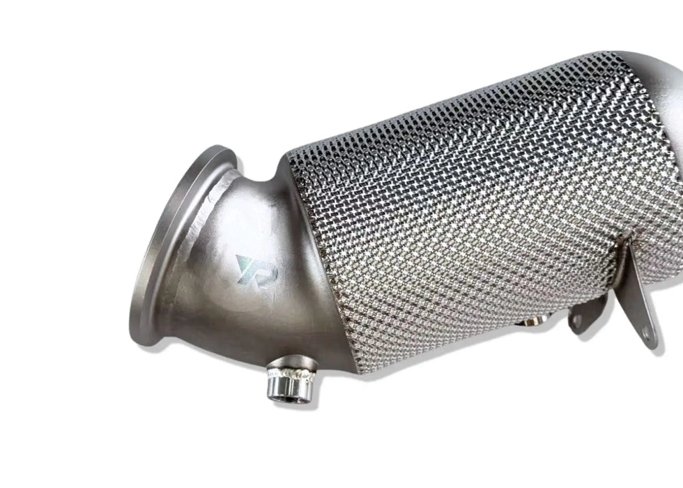 Yonristic BMW B58 MaxFlow downpipes - full assembly view