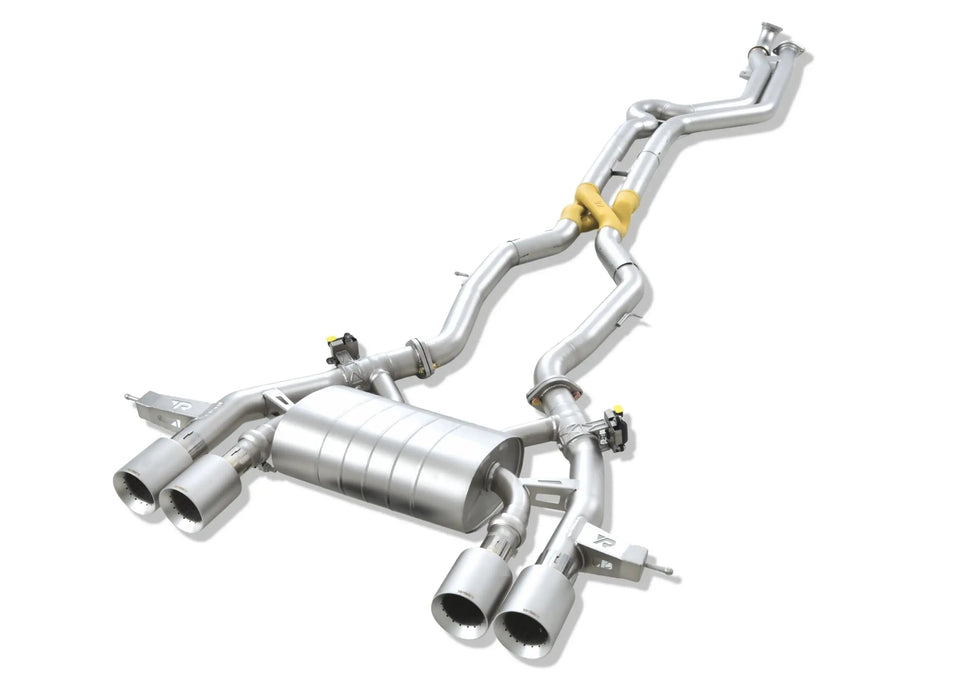 BMW G87 M2 VANTA GOLD exhaust - crossover detail