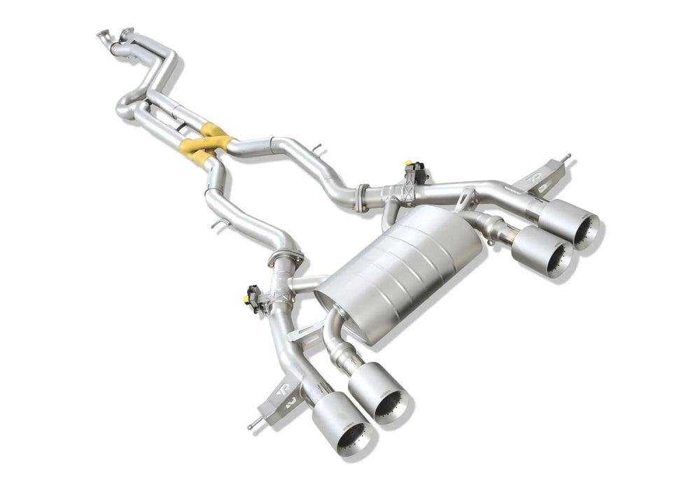 BMW G87 M2 VANTA GOLD exhaust - pipe transition detail