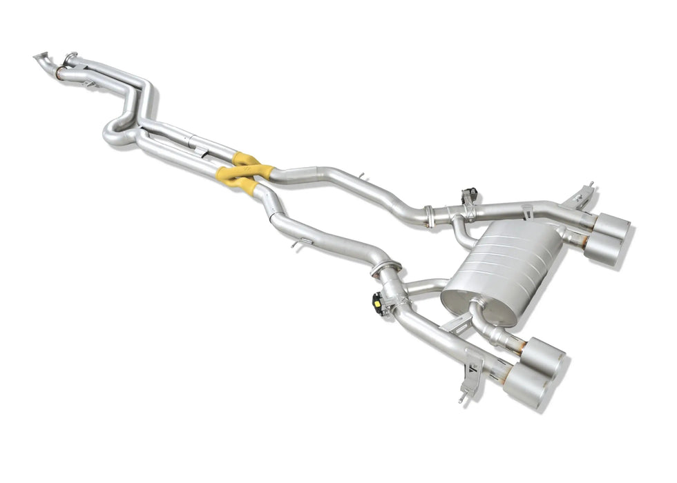 BMW G87 M2 VANTA GOLD exhaust - flow core internal geometry