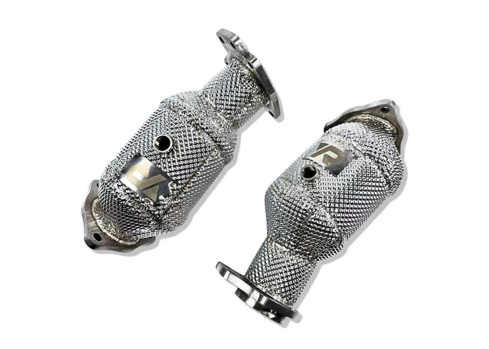 Yonristic MaxFlow cats for the Corvette C8 - welded construction detail