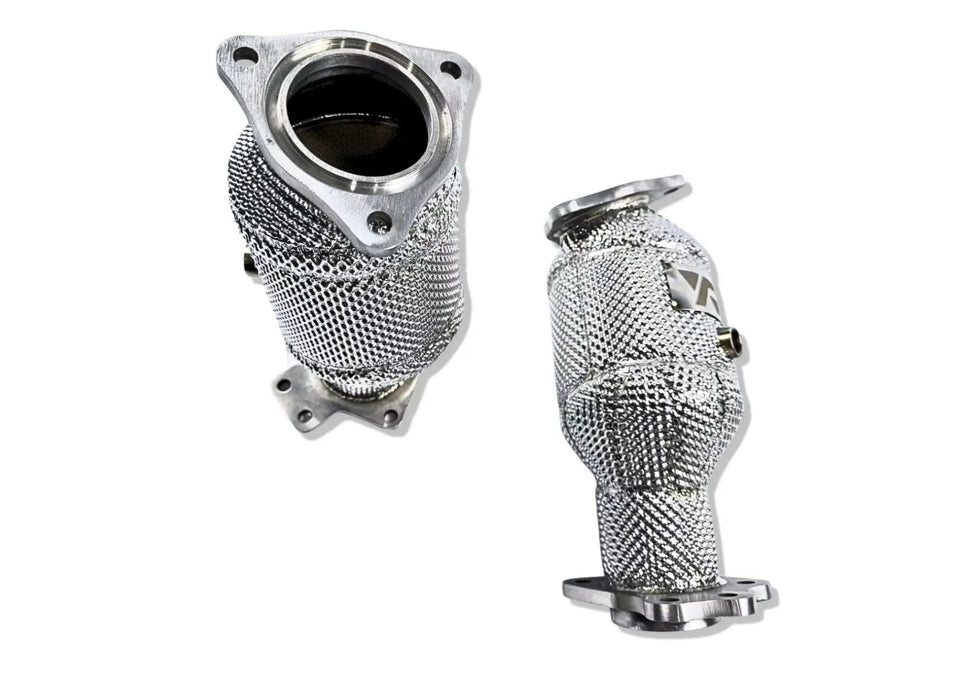 Yonristic MaxFlow cats for the Corvette C8 - full set as supplied