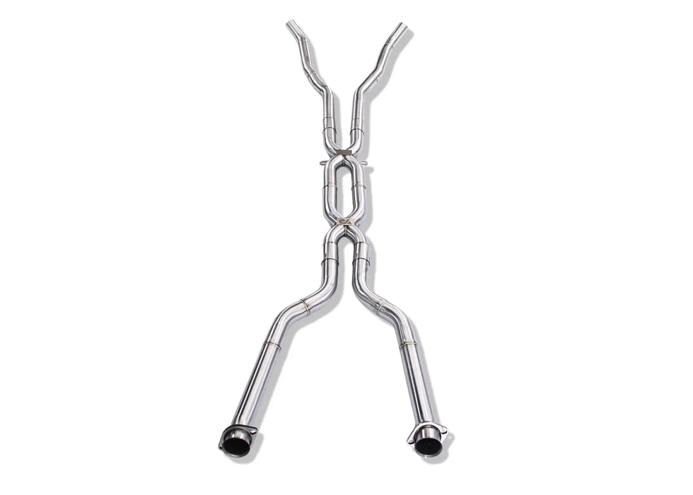 BMW E60 M5 / E63 M6 midpipe - catalytic converter connection points