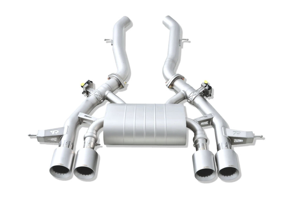 BMW G87 M2 VANTA GOLD exhaust - close up