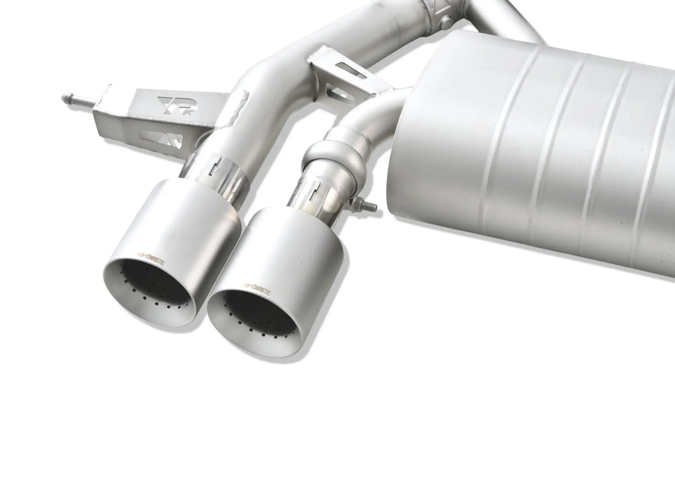 BMW G87 M2 VANTA GOLD exhaust - rear section detail