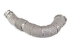 BMW S68 MaxFlow downpipes - heat shield construction