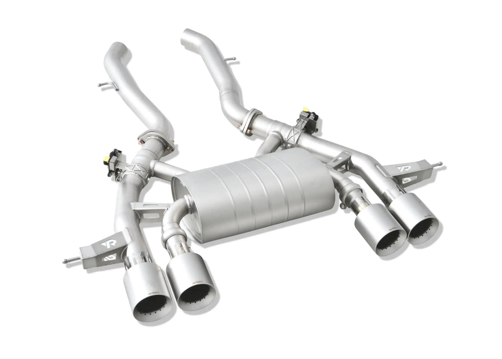 BMW G87 M2 VANTA GOLD exhaust - rear view