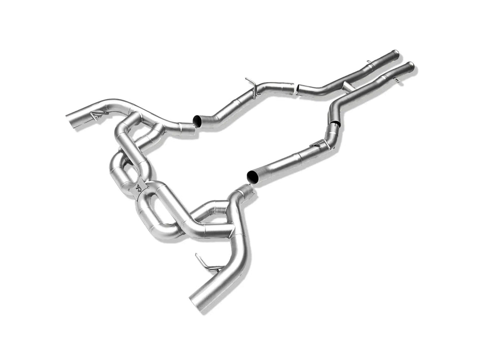 Mercedes-AMG GT non-valved exhaust - dual 3 inch H-pipe midsection