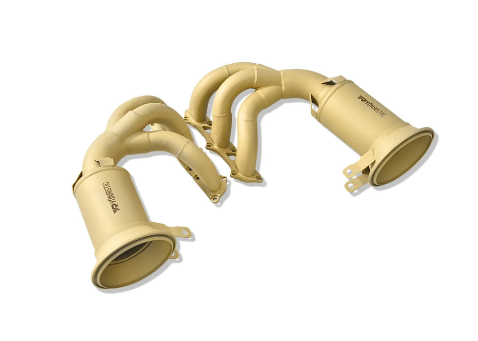 Porsche 992 GT3 RS exhaust - system layout