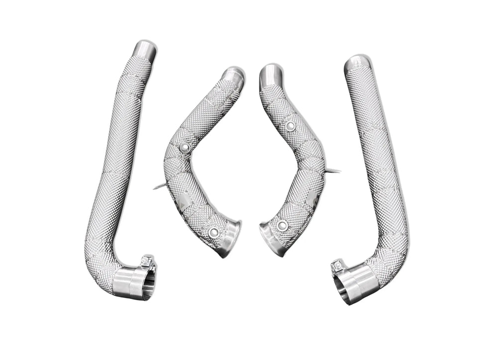 Mercedes AMG GT MaxFlow Heat-Shielded Downpipes - Yonristic Performance