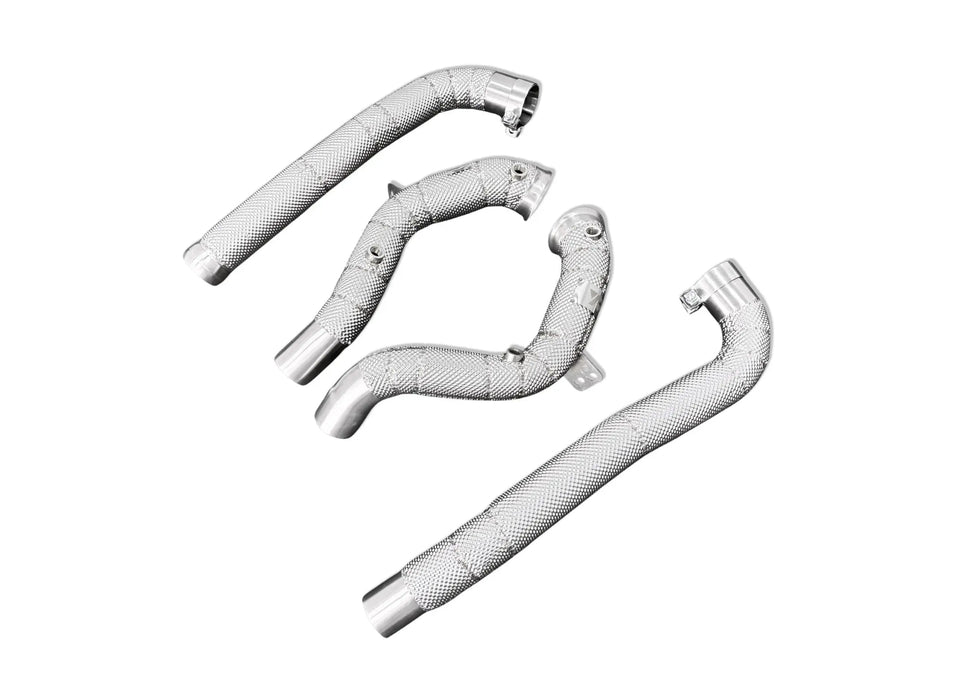 Mercedes AMG GT MaxFlow Heat-Shielded Downpipes - Yonristic Performance
