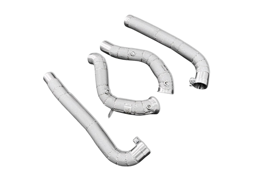 Mercedes AMG GT MaxFlow Heat-Shielded Downpipes - Yonristic Performance